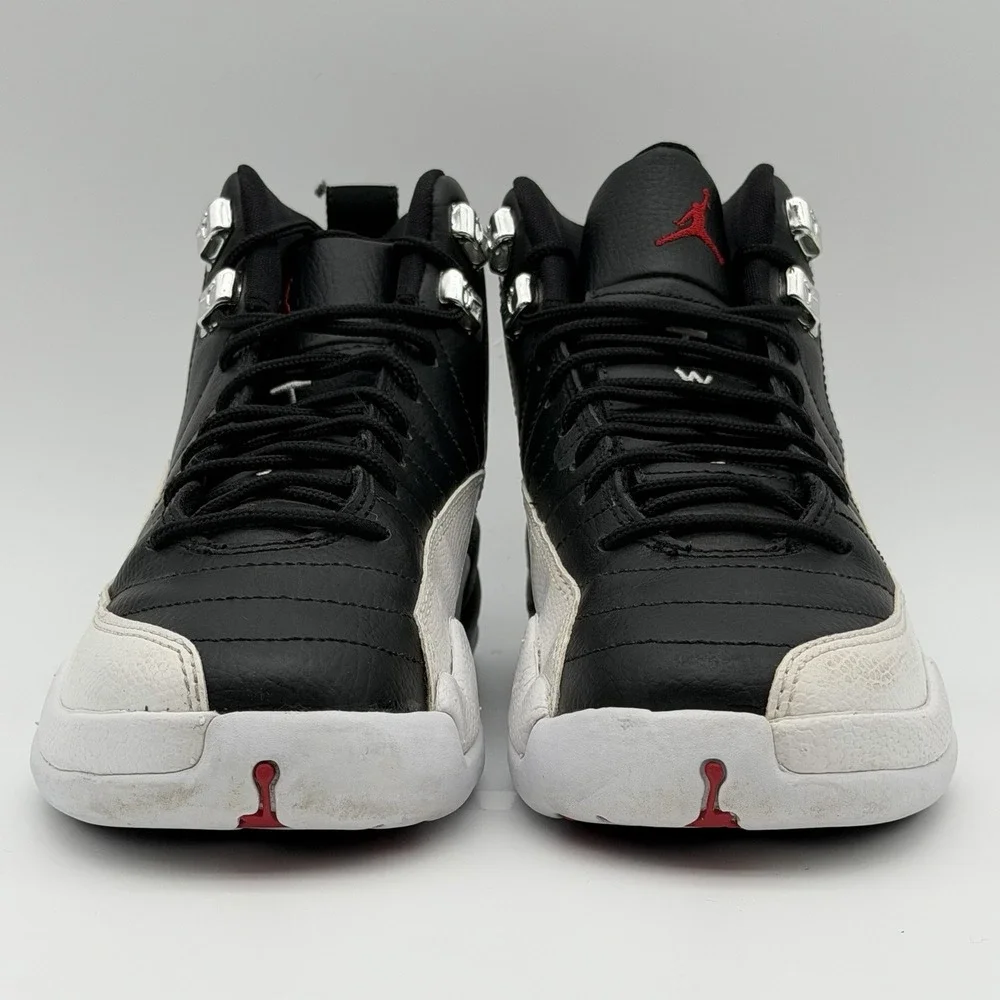 Jordan 12 Retro Playoff GS 2022 Black White 153265-006 Size 6.5Y/8W Clean!‎